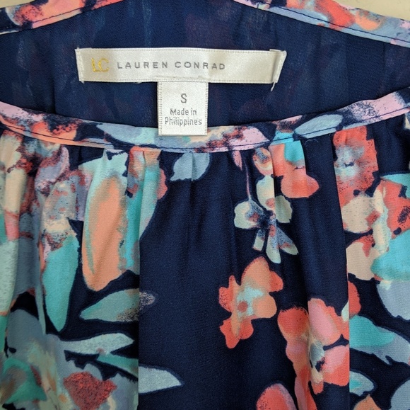 Lauren Conrad Flower Print Skirt sz S - Picture 3 of 3